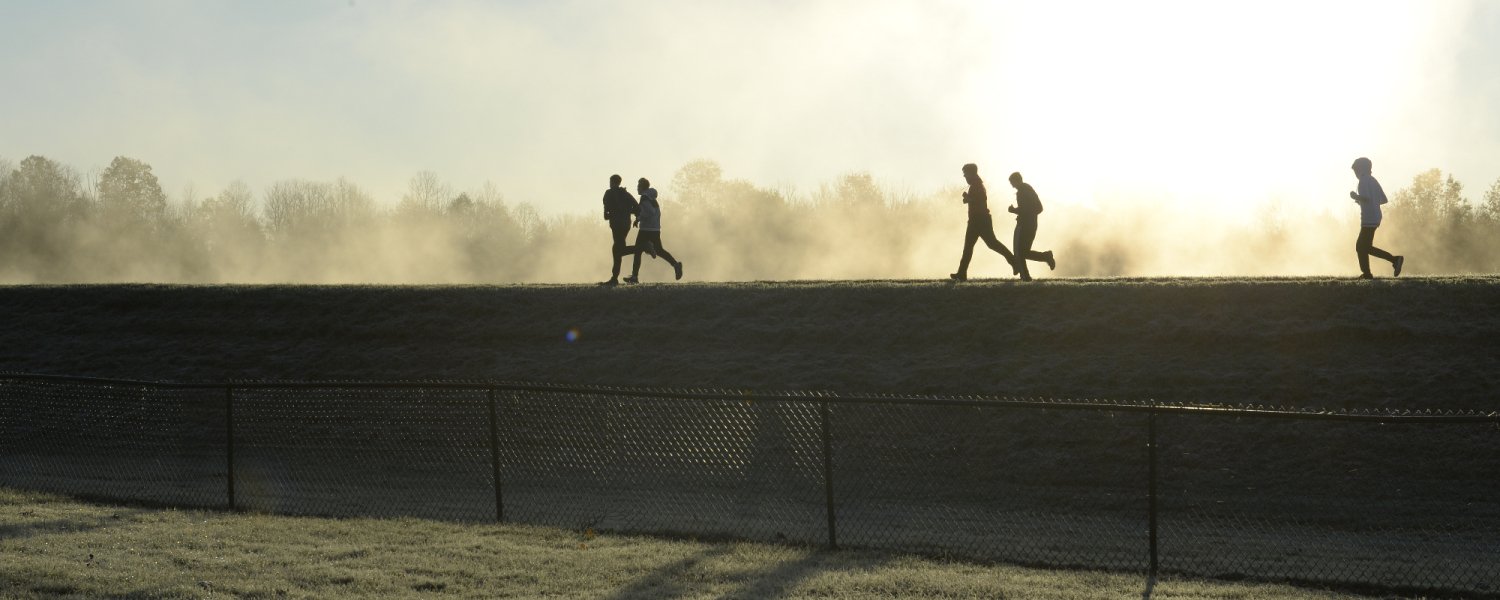 Runners at Meadows Miller Park